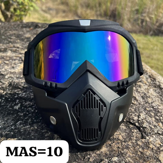 Gray helmet for bikers